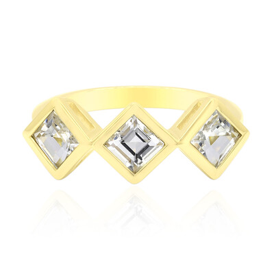 Anello in argento con Topazio Bianco (MONOSONO COLLECTION)