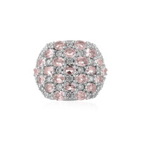 Anello in argento con Morganite del Madagascar