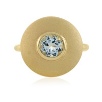 Anello in argento con Topazio Blu Cielo