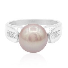 Anello in argento con Perla Ming (TPC)