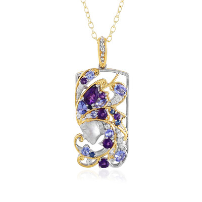 Collana in argento con Ametista (Gems en Vogue)