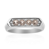 Anello in argento con Morganite