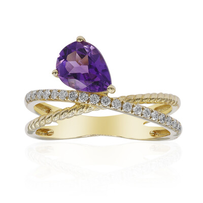 Anello in oro con Ametista