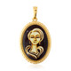 Ciondolo in argento con Ambra Baltica (dagen)