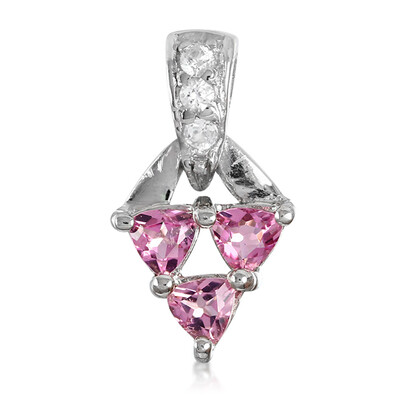 Ciondolo in argento con Tormalina Rosa Cuprian