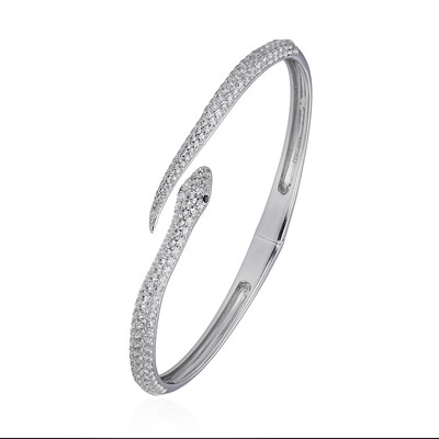 Bracciale in argento con Topazio Bianco
