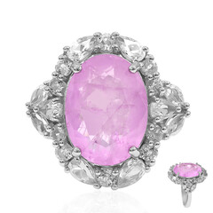 Anello in argento con Quarzo Lilla
