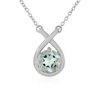 Collana in argento con Ametista Verde