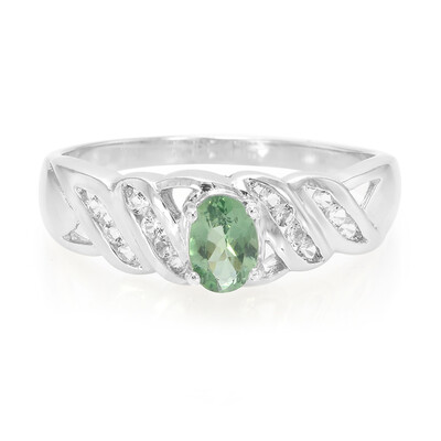 Anello in argento con Apatite Russa