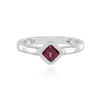 Anello in argento con Rodolite