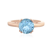 Anello in argento con Topazio Blu Cielo