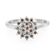 Anello placcato in platino con Diamante Fancy
