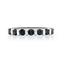 Anello in argento con Indicolite