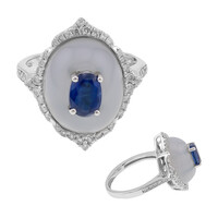 Anello in oro con Calcedonio Turco  (CIRARI)
