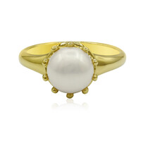 Anello in argento con Perla di Acqua Dolce (TPC)