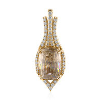 Ciondolo in oro con Cerussite dalla Namibia (de Melo)