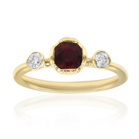 Anello in oro con Rubellite Brasiliana AAA (CIRARI)