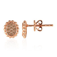 Orecchini in oro con Diamante Rose de France SI1 di Argyle
