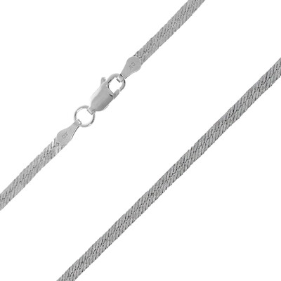 Collana in argento piatta - 40 cm - 4,1 g