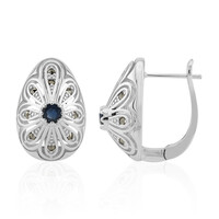 Orecchini in argento con Zaffiro Blu (Annette classic)