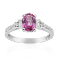 Anello in oro con Zaffiro Rosa (CIRARI)