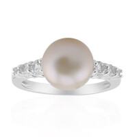 Anello in argento con Perla di Acqua Dolce