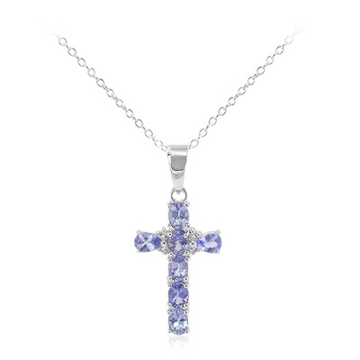 Collana in argento con Tanzanite