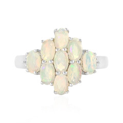 Anello in argento con Opale di Welo
