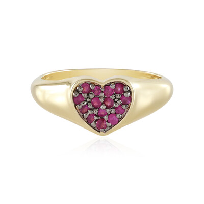 Anello in argento con Rubino (M de Luca)