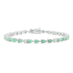 Bracciale in argento con Smeraldo