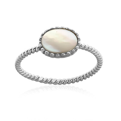 Anello in argento con Madreperla (Joias do Paraíso)