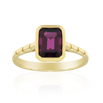 Anello in oro con Rodolite