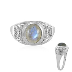 Anello in argento con Labradorite