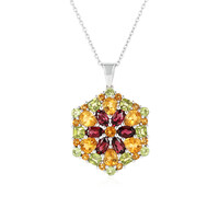 Collana in argento con Citrino
