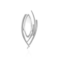 Ciondolo in argento con Quarzo Bianco