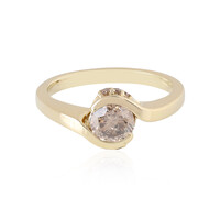 Anello in oro con Diamante Champagne I3 (KM by Juwelo)