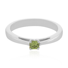 Anello in argento con Demantoide