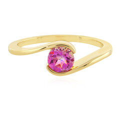 Anello in argento con Topazio Anniversario