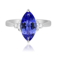 Anello in oro con Tanzanite (non riscaldata) (CIRARI)