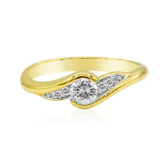 Anello in oro con Diamante IF (D)