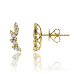 Orecchini in oro con Diamante I1 (H) (CIRARI)