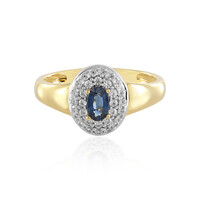 Anello in argento con Zaffiro Blu