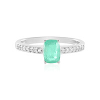Anello in argento con Smeraldo Colombiano