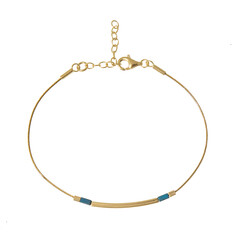 Bracciale in argento con Ematite Blu