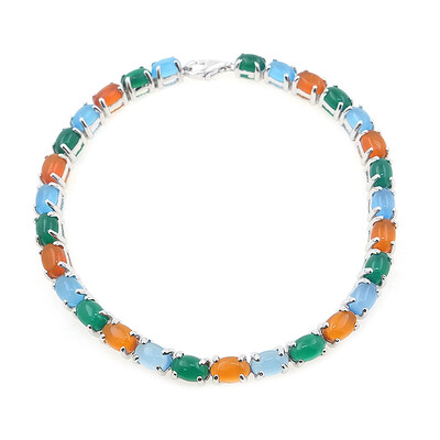 Bracciale in argento con Agata