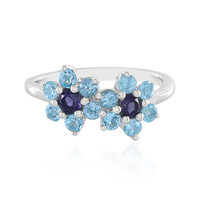 Anello in argento con Iolite