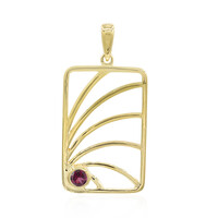 Ciondolo in argento con Rodolite