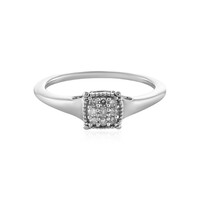 Anello in argento con Diamante I1 (I)