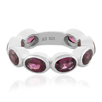 Anello in argento con Rodolite