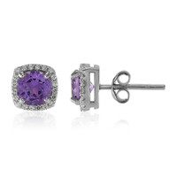 Orecchini in argento con Ametista